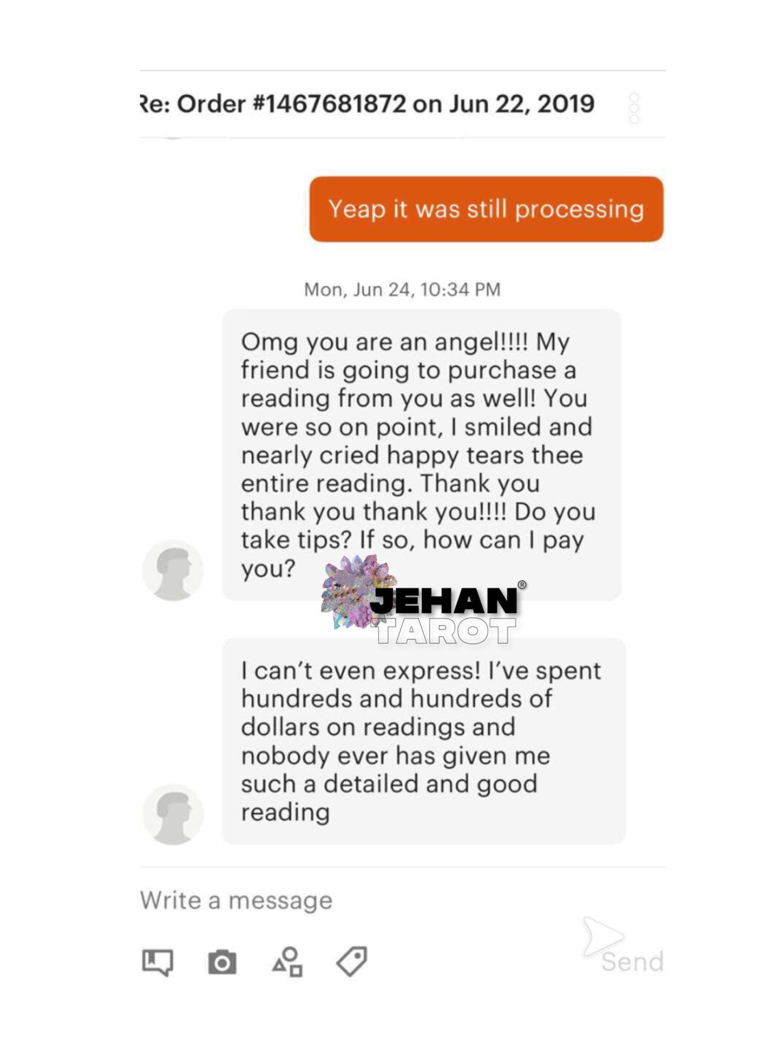 Brief TYPED Email Reading THREE questions