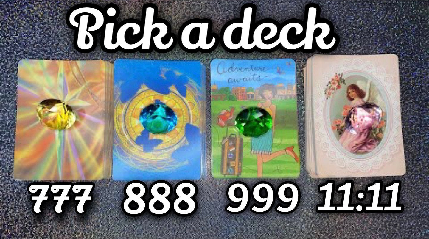 Pick a Deck! General Love•Money•Life Reading +TWO Questions-50 Min Video Reading